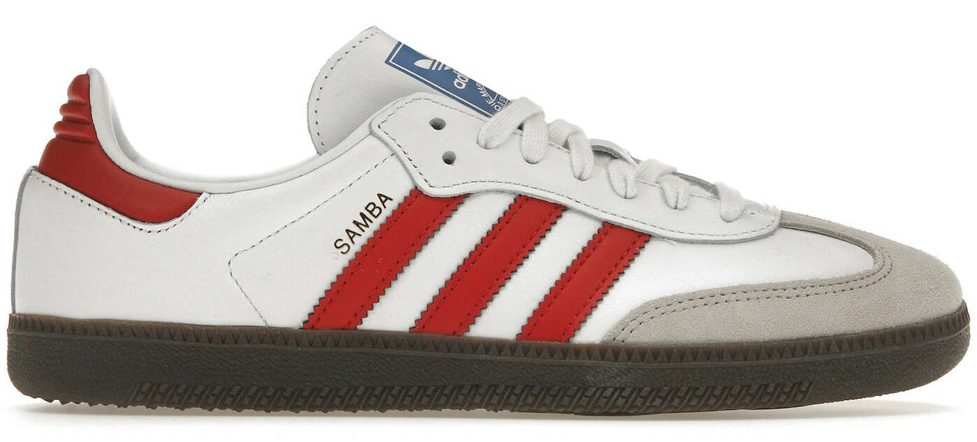 Adidas Samba OG 'White Scarlet'