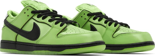 Nike Dunk Low SB x Meninas Superpoderosas "Buttercup" Verde