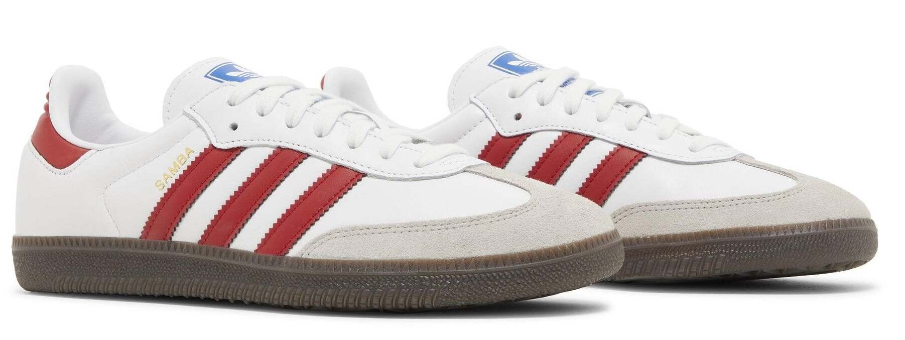 Adidas Samba OG 'White Scarlet'