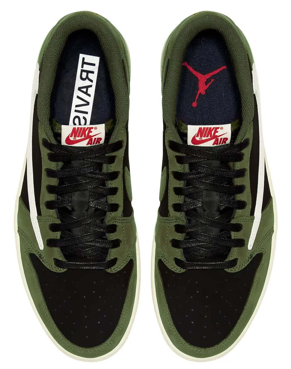 Travis Scott x Air Jordan 1 Low 'Black Olive'